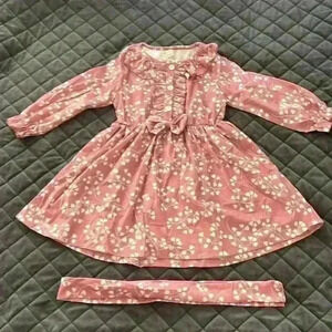 Girls toddler pink dress